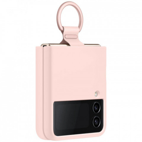 Чохол-накладка Samsung Silicone Cover with Ring для Samsung Galaxy Flip 4 SM-F721 Pink (EF-PF721TPEGUA)