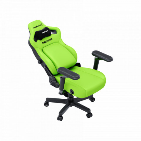 Крісло геймерське ігрове Anda Seat Kaiser 4 V2 Size XL Cyber Green PVC (AD12YDDC-XLL-20-C-PV/C-03) Купити в Україні