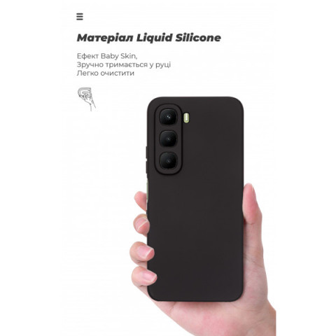 Чохол ArmorStandart ICON для Infinix Hot 60 5G Camera cover Black (ARM87252)