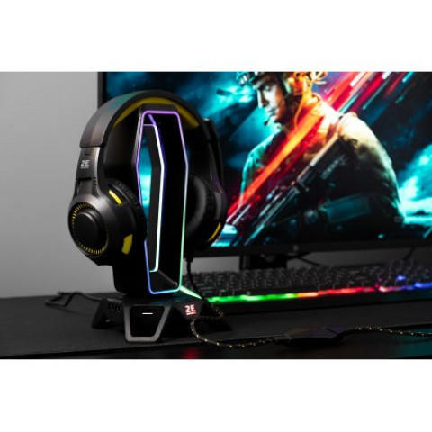 Гарнітура ігрова 2E GAMING HG300 LED (3.5mm) Black (2E-HG300BK)