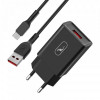 Зарядний пристрій SkyDolphin SC36V (1USB, 2.4A) Black (MZP-000176) + кабель microUSB