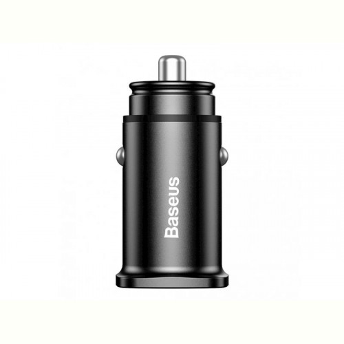 Автомобільний зарядний пристрій Baseus Square Metal (2USB, 5A) 30W Black (CCALL-DS01)