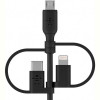 Кабель Belkin Boost Charge Universal USB - USB-C/Lightning/MicroUSB 1 м Black (CAC001bt1MBK)
