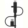 Кабель Belkin Boost Charge Universal USB - USB-C/Lightning/MicroUSB 1 м Black (CAC001bt1MBK)