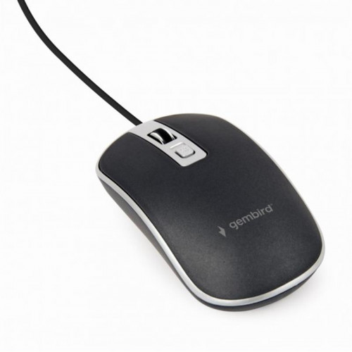 Мишка Gembird MUS-4B-06-BS Black/Silver