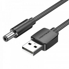 Кабель Vention USB-DC 5.5mm, 0.5m, Black (CEYBD)