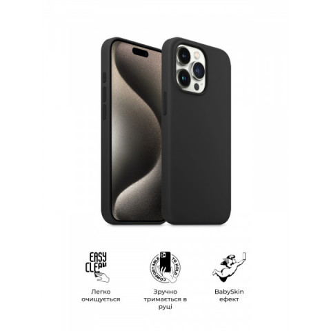 Чохол ArmorStandart ICON2 Case для Apple iPhone 15 Pro Black (ARM70520)