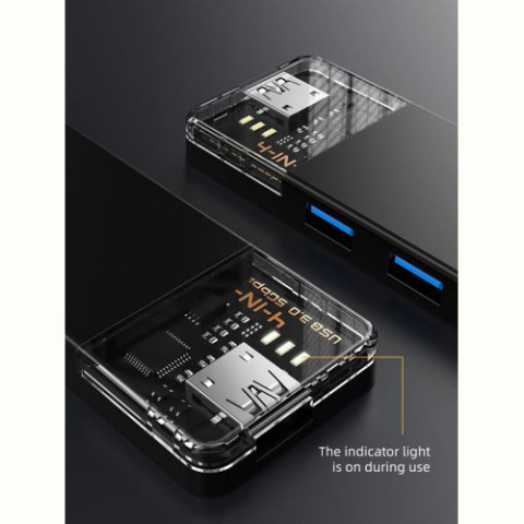 USB-хаб Cabletime CB02B 4 ports