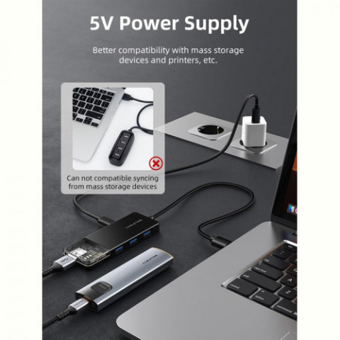 USB-хаб Cabletime CB02B 4 ports