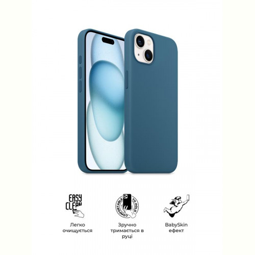 Чохол-накладка Armorstandart Icon2 для Apple iPhone 15 Storm Blue (ARM70506)