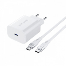 МЗП Proove Rapid 30W (Type-C) + Кабель Type-C to Type-C white (WCRP30012202)