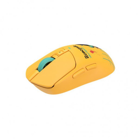 Миша ігрова бездротова Bloody R72 Ultra, жовта з малюнком