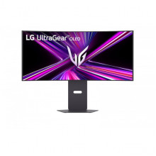 Монітор LG 34" 34GX900A-B 2xHDMI, DP, USB-C, MM, OLED, 3440x1440, 240hz, 0.03ms, DCI-P3 98.5%, CURVED, G-SYNC, FreeSync, HAS, HDR400