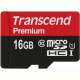 Карта пам`ятi MicroSDHC 16GB UHS-I Class 10 Transcend Premium 400x + SD-adapter (TS16GUSDU1)