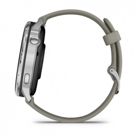 Смарт-годинник Garmin Venu 4 45mm Silver with Siliver Gray Silicone (010-03014-41)