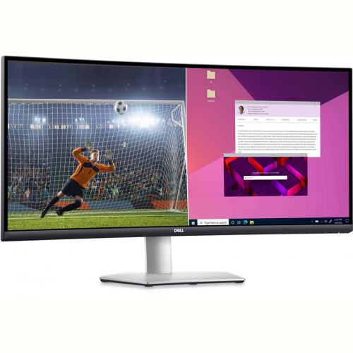 Монiтор DELL 34" S3423DWC (210-BEJE) VA Silver Curved