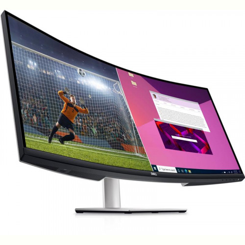 Монiтор DELL 34" S3423DWC (210-BEJE) VA Silver Curved