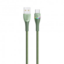 Кабель Usams US-SJ542 USB - USB Type-C, 1.2 м, Green (SJ542USB03)