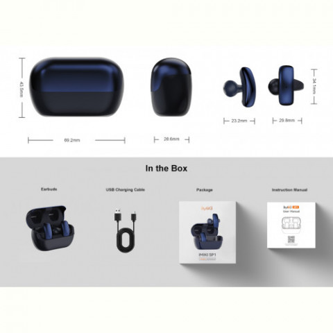 Bluetooth-гарнітура iMiki SP1 Black