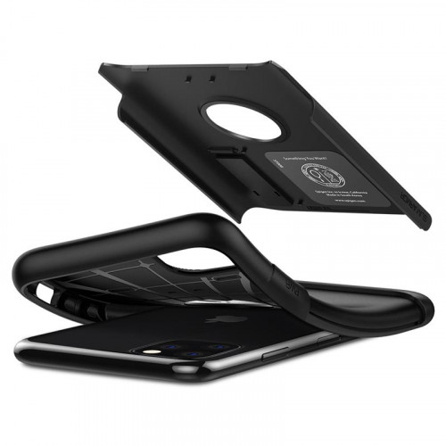 Чохол-накладка Spigen Slim Armor для Apple iPhone 11 Pro Black (077CS27099)