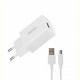 Зарядний пристрій Proda PD-A43a USB 2.4A + кабель USB Type-C White