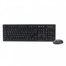 Комплект бездротовий, клавіатура з мишою A4Tech Fstyler FG1200S, колір чорний