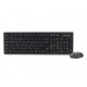 Комплект бездротовий, клавіатура з мишою A4Tech Fstyler FG1200S, колір чорний
