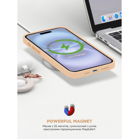 Чохол ArmorStandart ICON2 MagSafe для Apple iPhone 16 Plus Rose Gold (ARM80186)