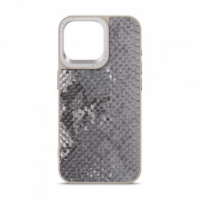 Чохол Harder Snake Pattern для Apple iPhone 15 Pro Max Grey Silver (ARM76804)