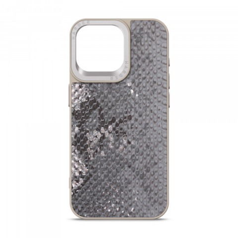 Чохол Harder Snake Pattern для Apple iPhone 15 Pro Max Grey Silver (ARM76804)