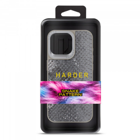 Чохол Harder Snake Pattern для Apple iPhone 15 Pro Max Grey Silver (ARM76804)