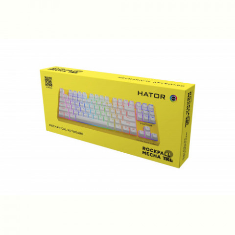 Клавіатура Hator Rockfall 2 Mecha TKL Orange Yellow (HTK-722)