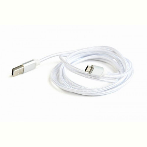 Кабель Cablexpert (CCB-mUSB2B-AMBM-6-S) USB 2.0 - Micro B, 1.8м, серебристий