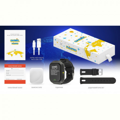 Дитячий смарт-годинник Garmix PointPRO-100 WiFi Black