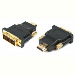 Адаптер Cablexpert ( A-HDMI-DVI-1 ) HDMI-DVI, M/M позол. контакти