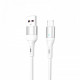 Кабель SkyDolphin S06V LED Smart Power USB - microUSB (M/M) 1 м, White (USB-000558)
