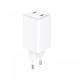 Сетевое зарядное устройство Sandberg 65W (2xUSB-C) White (441-56)