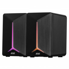 Акустична система 2E GAMING SG300, 2.0, 3.5мм, RGB, чорний