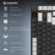 Бездротова механічна клавіатура GamePro Asgard Valhalla Pro (MK160B-D-Pro) 75% Rainy switches Купити в Україні