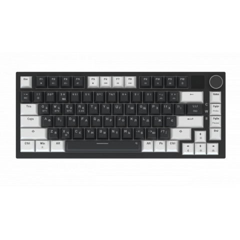 Бездротова механічна клавіатура GamePro Asgard Valhalla Pro (MK160B-D-Pro) 75% Rainy switches Купити в Україні