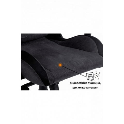 Геймерське крісло GT Racer X-8005 Dark Gray/Black Suede
