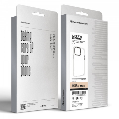 Чохол ArmorStandart UNIT2 для Apple iPhone 15 Pro Max White (ARM69987)