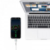 Кабель SkyDolphin S06L LED Smart Power USB - Lightning 1м, White (USB-000555)