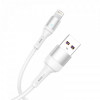Кабель SkyDolphin S06L LED Smart Power USB - Lightning 1м, White (USB-000555)