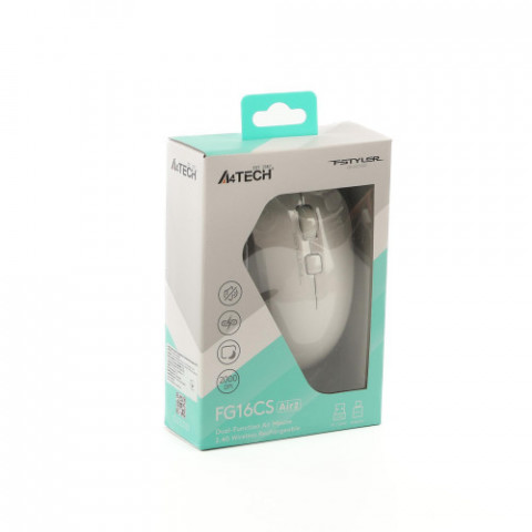Миша бездротова A4Tech Fstyler FG16CS Air2 White