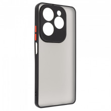 Чохол ArmorStandart Frosted Matte для Tecno Spark 20 Pro (KJ6) Black (ARM74395)