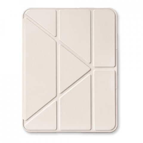 Чохол-книжка BeCover Rugged Origami Transparent з кріпленням Apple Pencil для Apple iPad 10.9" (2022/2024)/iPad (А16) 2025 11" Beige (714970)