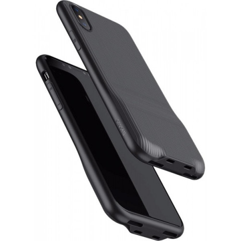 Чохол Baseus Audio Case для iPhone X / XS (Audio + Charge / Double lightning) Black