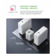 Мережевий зарядний пристрій ArmorStandart AR371 30W GaN Type-C + USB-A White (ARM77549)