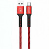 Кабель Usams US-SJ289 USB - USB Type-C, 1.2 м, Red (SJ289USB02)